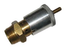 Vacuum check valve. Opens at to low pressure. Click for larger picture.