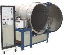 Utrustning för automatisk täthetsprovning av elektriska SF6 gas brytare med Alcatel heliumläcksökare ASM120