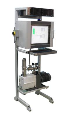 Utrustning för grövre tätkontroll och gasfyllning med provtryckning för  SF6-gasbrytare